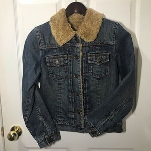 Gap Denim lined with faux fur